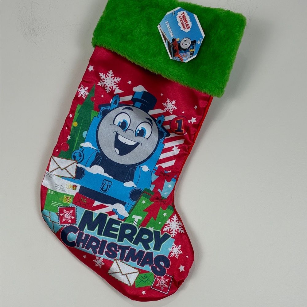 NWT Thomas the Tank Engine Christmas Stocking Red Thomas and Friends Holiday